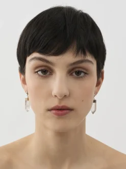 Bijoux-Chloé Boucles D'Oreilles Jemma Crystal White
