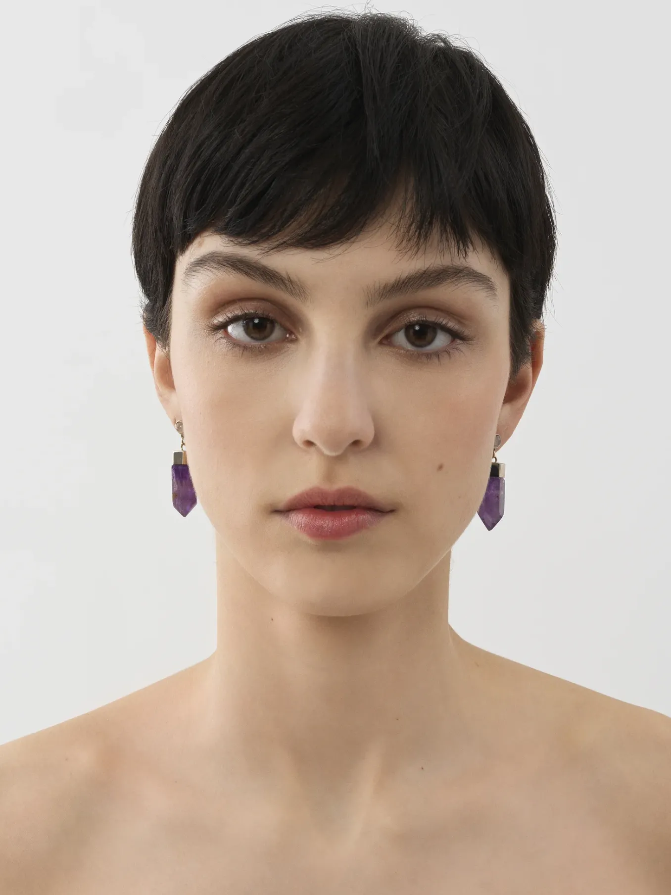 Bijoux-Chloé Boucles D'Oreilles Jemma Purple - Pink 1