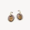Bijoux-Chloé Boucles D'Oreilles Otho Bronze Brown