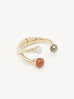Bijoux-Chloé Bracelet Jonc Ora Gold Color
