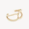 Bijoux-Chloé Bracelet Manchette Marcie Gold Color