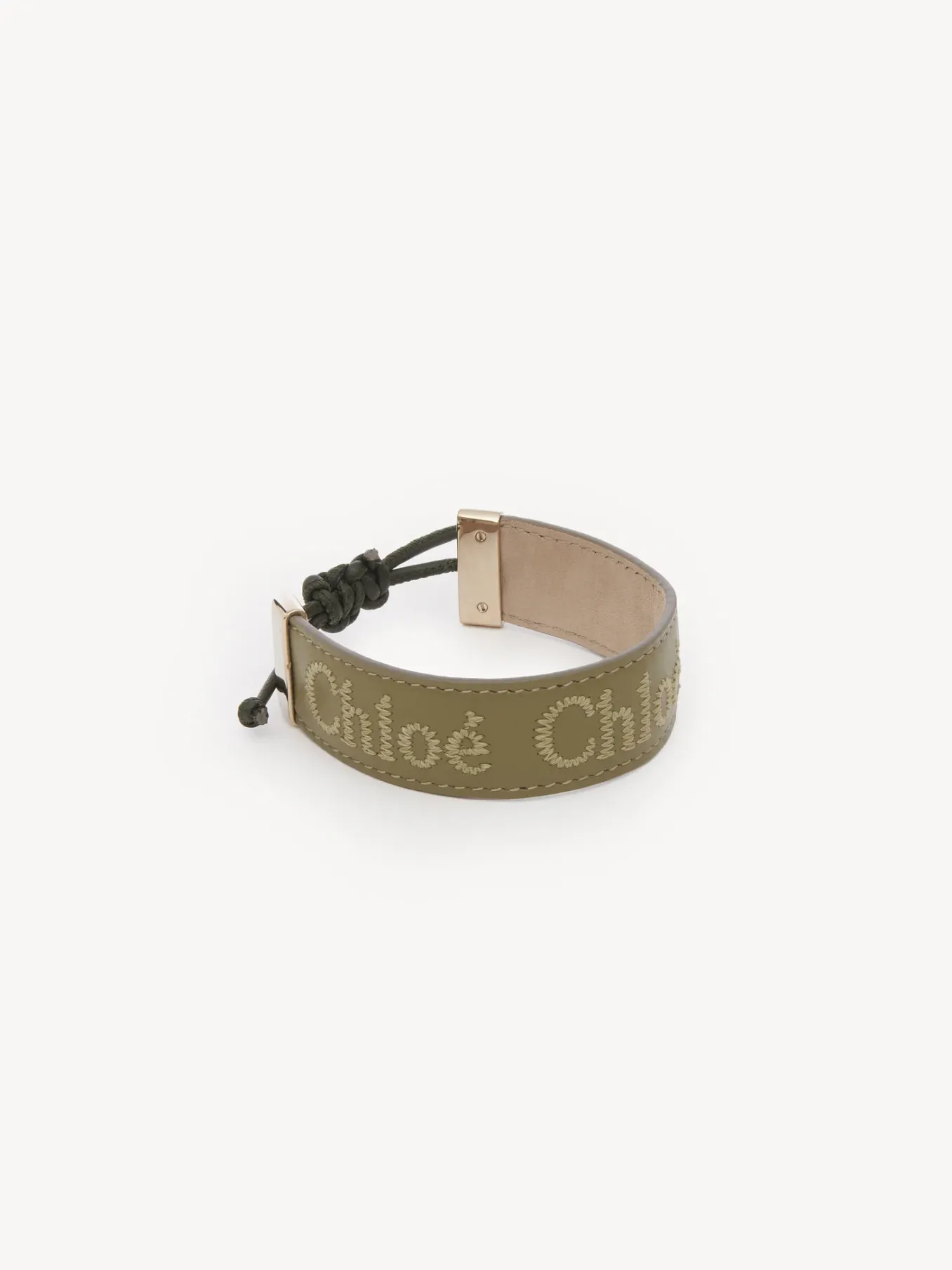 Bijoux-Chloé Bracelet Woody Lichen Green