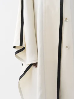 Lin-Chloé Cape Oversize A Capuche Coconut Milk