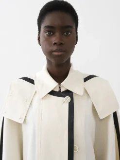 Lin-Chloé Cape Oversize A Capuche Coconut Milk
