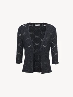 Vêtements-Chloé Cardigan A Nouer Ink Navy