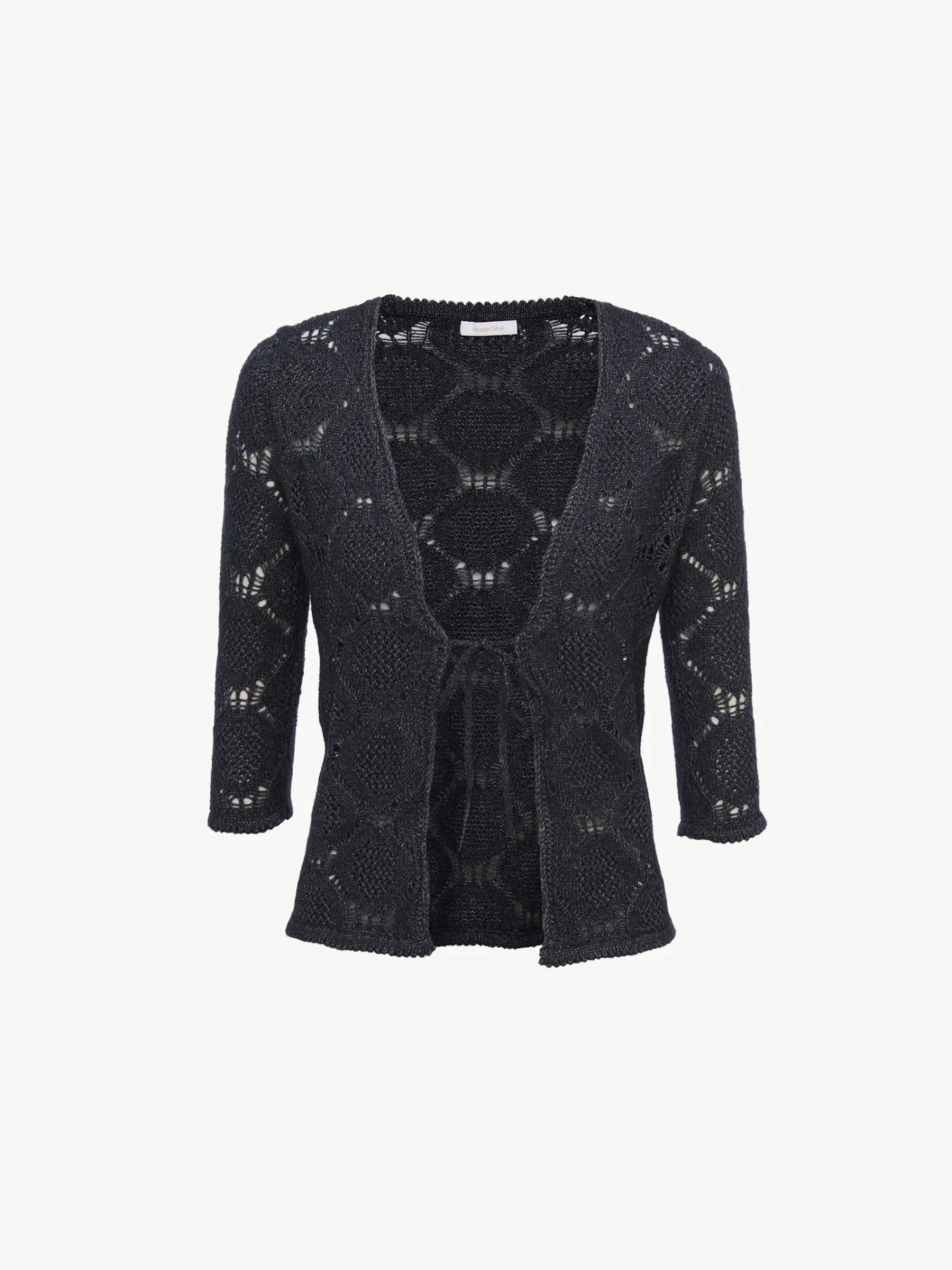 Vêtements-Chloé Cardigan A Nouer Ink Navy