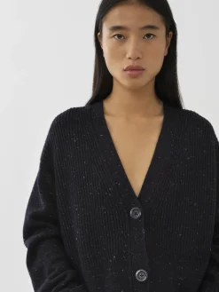 Vêtements-Chloé Cardigan Col V Ink Navy