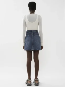 Maille-Chloé Cardigan Col V White Powder