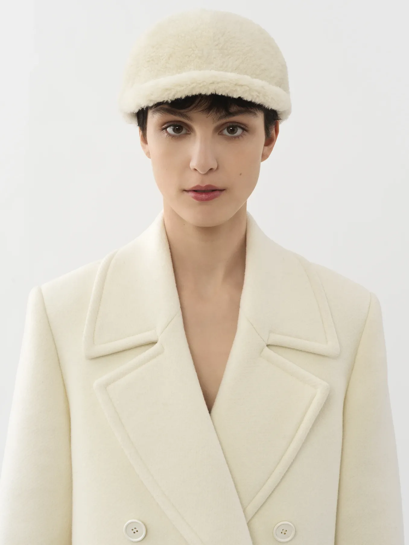 Chapeaux Et Gants-Chloé Casquette Soft Beige