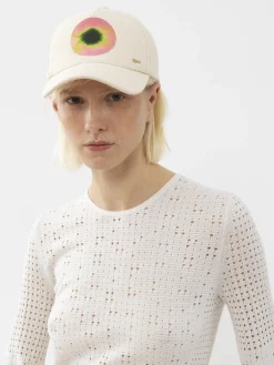 Chapeaux Et Gants-Chloé Casquette White Powder