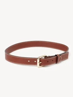 Ceintures-Chloé Ceinture Edith Sepia Brown