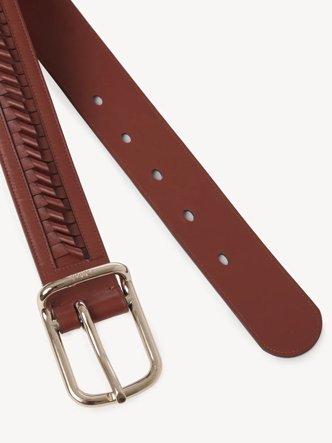 Ceintures-Chloé Ceinture Joe Sepia Brown