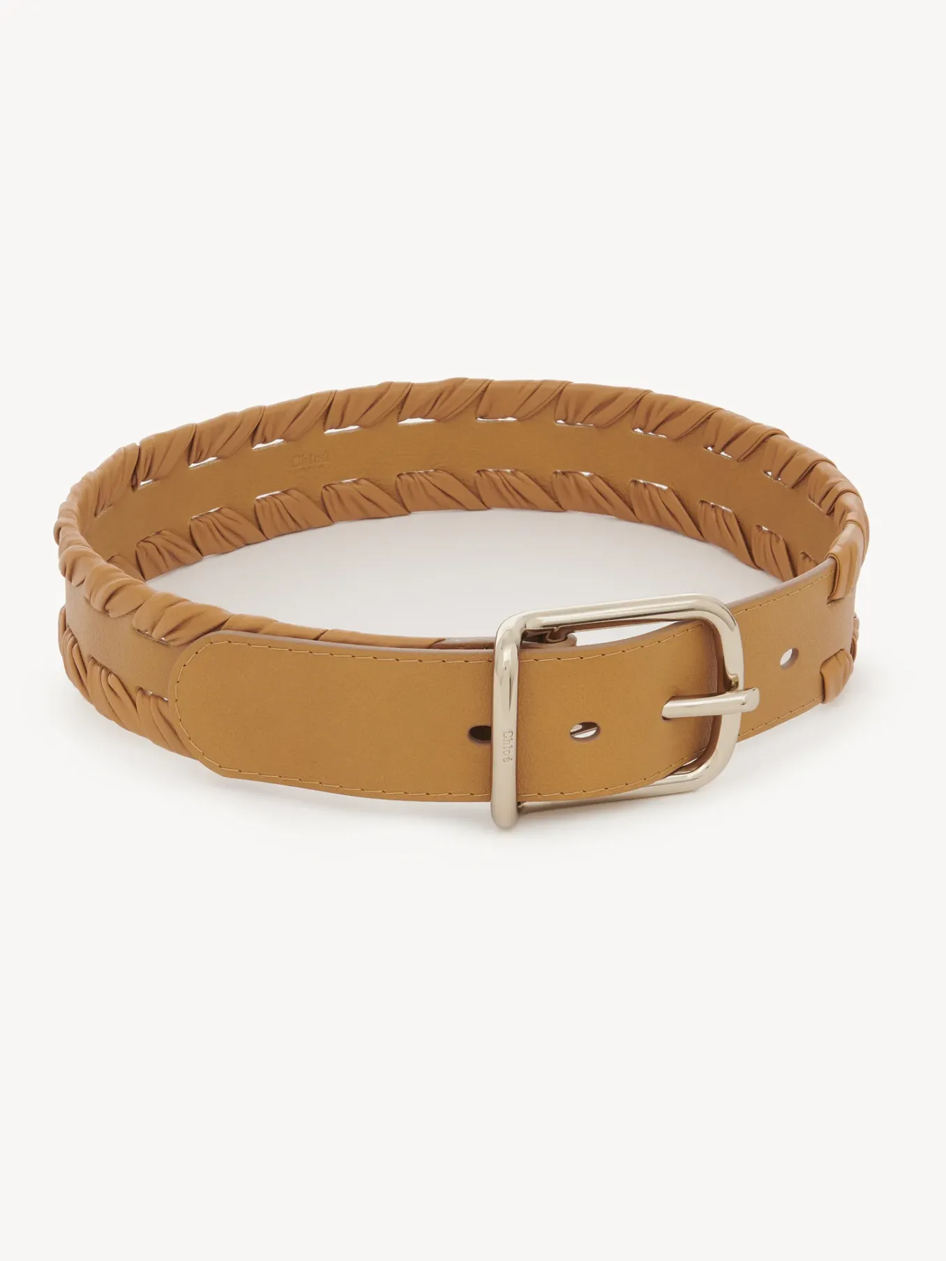 Ceintures-Chloé Ceinture Joe Weaved Autumnal Brown
