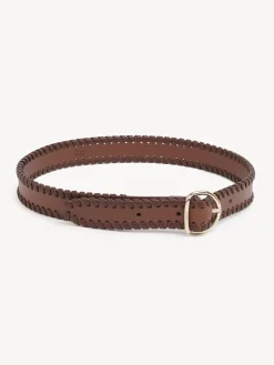 Ceintures-Chloé Ceinture Mony Pure Brown