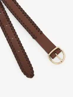 Ceintures-Chloé Ceinture Mony Pure Brown