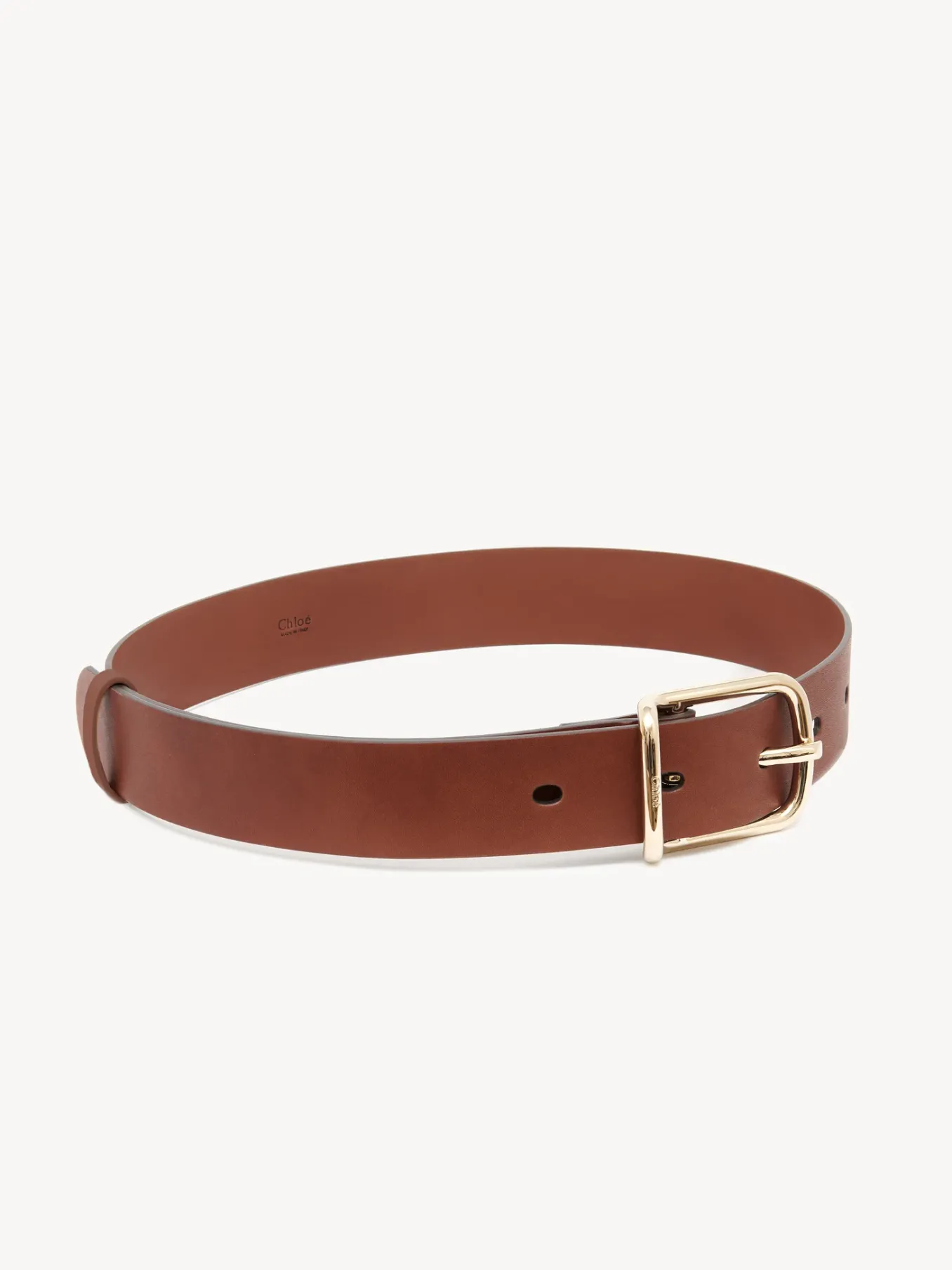 Ceintures-Chloé Ceinture Moyenne Joe Suntan Brown