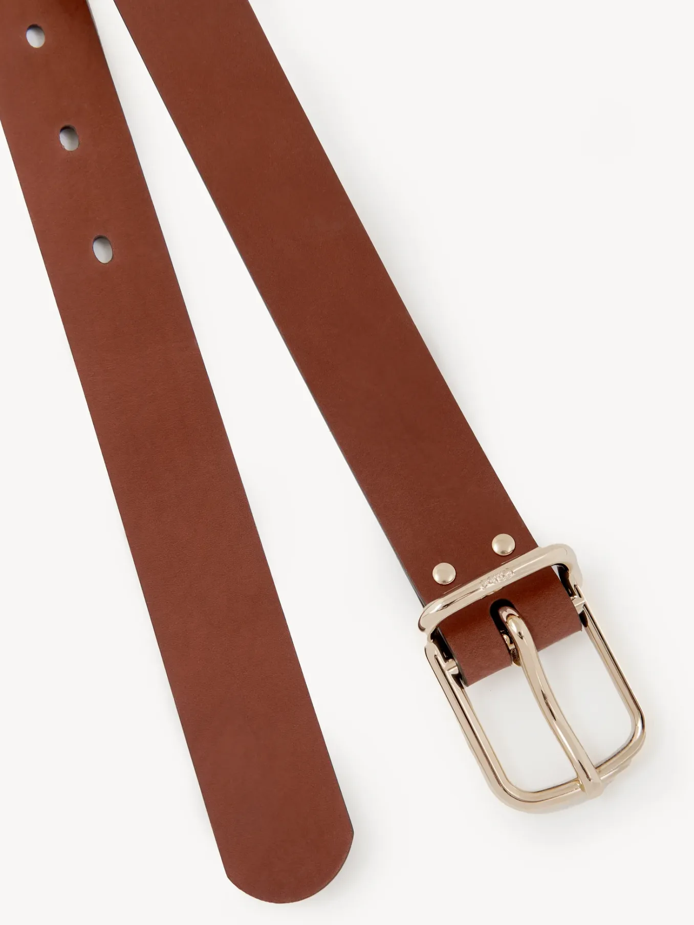 Ceintures-Chloé Ceinture Moyenne Joe Suntan Brown