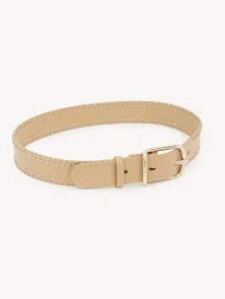 Ceintures-Chloé Ceinture Moyenne Louela Milky Brown
