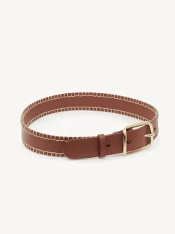Ceintures-Chloé Ceinture Moyenne Louela Sepia Brown