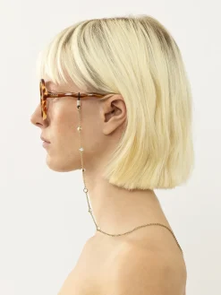 Lunettes De Soleil-Chloé Chaine De Lunettes Darcey Gold Color