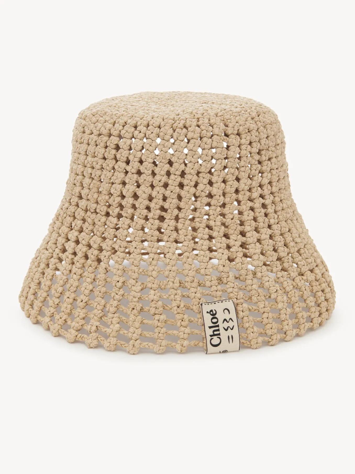 Tenues De Plage-Chloé Chapeau Cloche Straw Beige