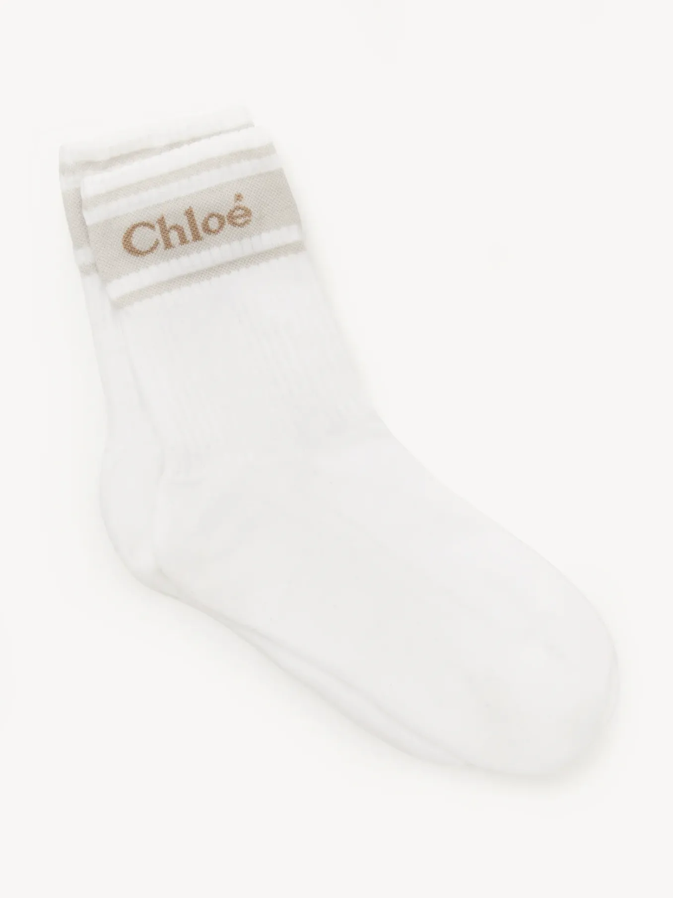 Autres Accessoires-Chloé Chaussettes Woody Clay Beige