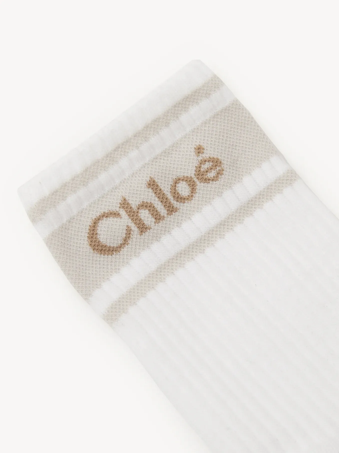 Autres Accessoires-Chloé Chaussettes Woody Clay Beige