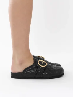 Sandales Et Espadrilles-Chloé Chaussons De Ville Jodie Noir