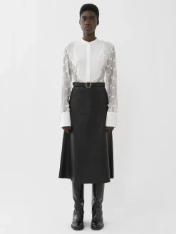 Tops Et Blouses-Chloé Chemise A Plastron Iconic Milk