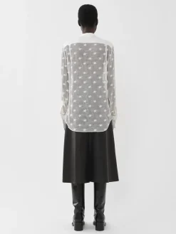 Tops Et Blouses-Chloé Chemise A Plastron Iconic Milk