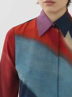 Tops Et Blouses-Chloé Chemise Caroline Denervaud Pour Chloe Multicolor 1