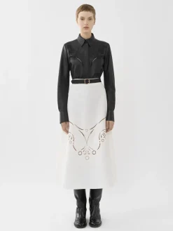 Tops Et Blouses-Chloé Chemise Classique Noir