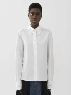 Tops Et Blouses-Chloé Chemise Classique Blanc