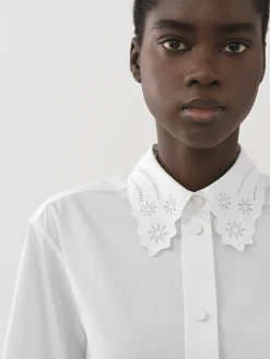 Tops Et Blouses-Chloé Chemise Classique Blanc