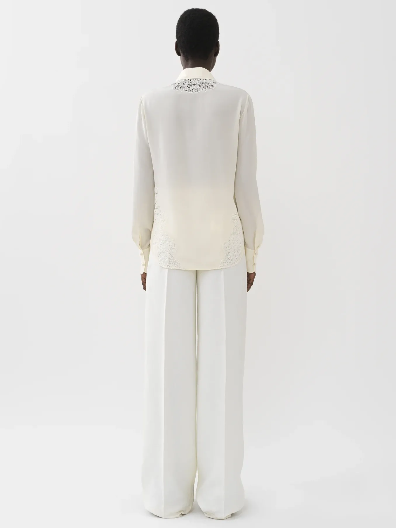 Tops Et Blouses-Chloé Chemise Classique Coconut Milk