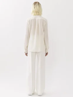 Tops Et Blouses-Chloé Chemise Col Foulard Buttercream