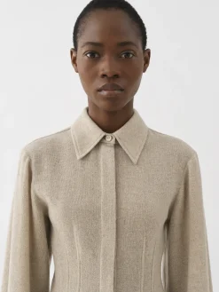 Tops Et Blouses-Chloé Chemise Corset Sandy Khaki