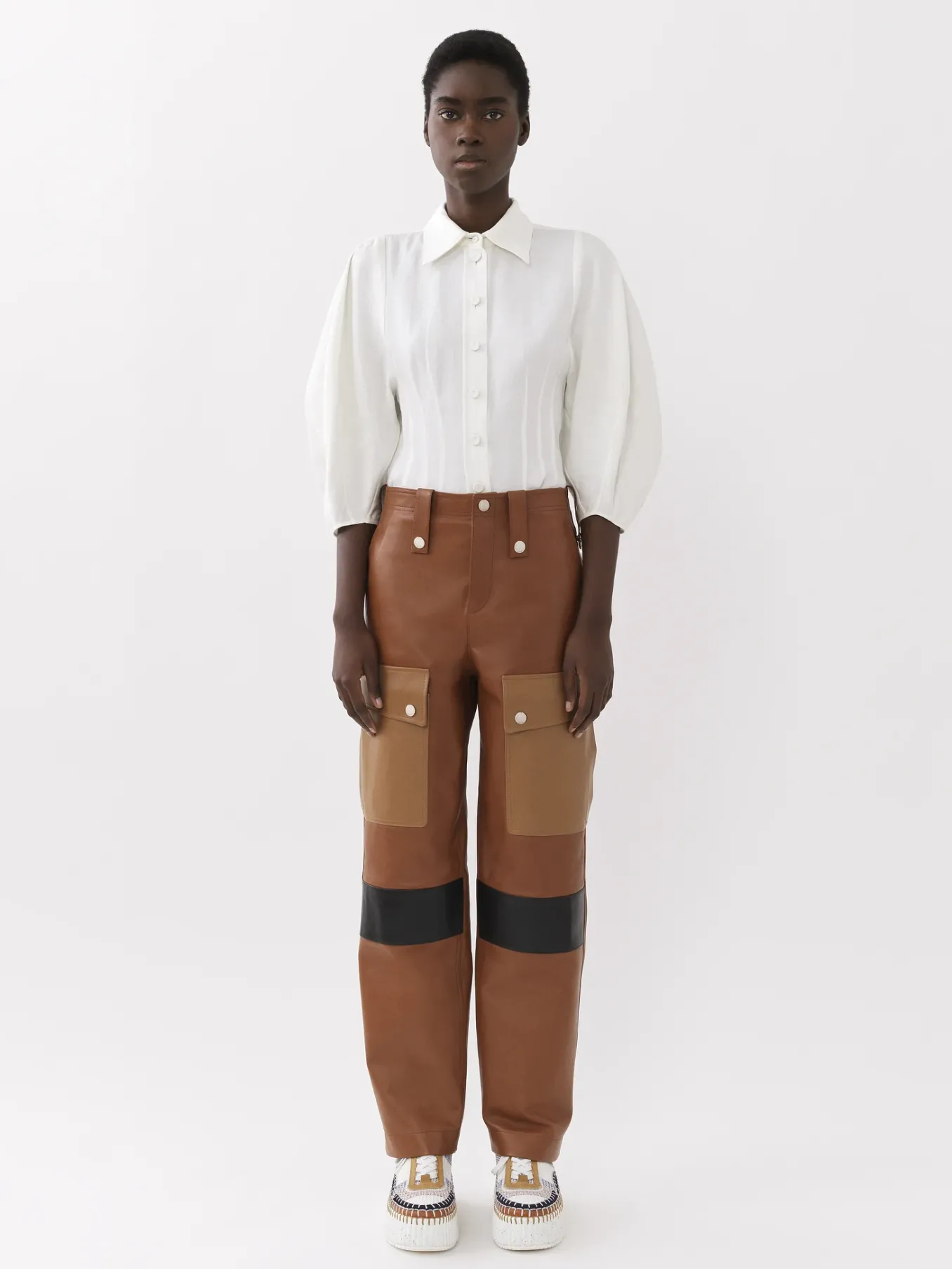 Tops Et Blouses-Chloé Chemise Corset Manches Ballon Iconic Milk