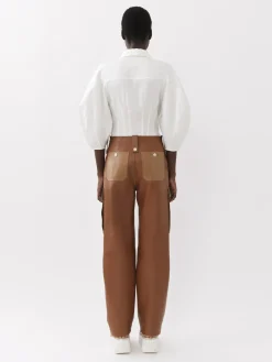 Tops Et Blouses-Chloé Chemise Corset Manches Ballon Iconic Milk