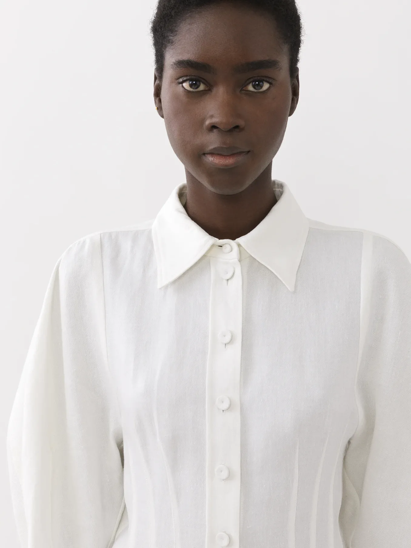 Tops Et Blouses-Chloé Chemise Corset Manches Ballon Iconic Milk
