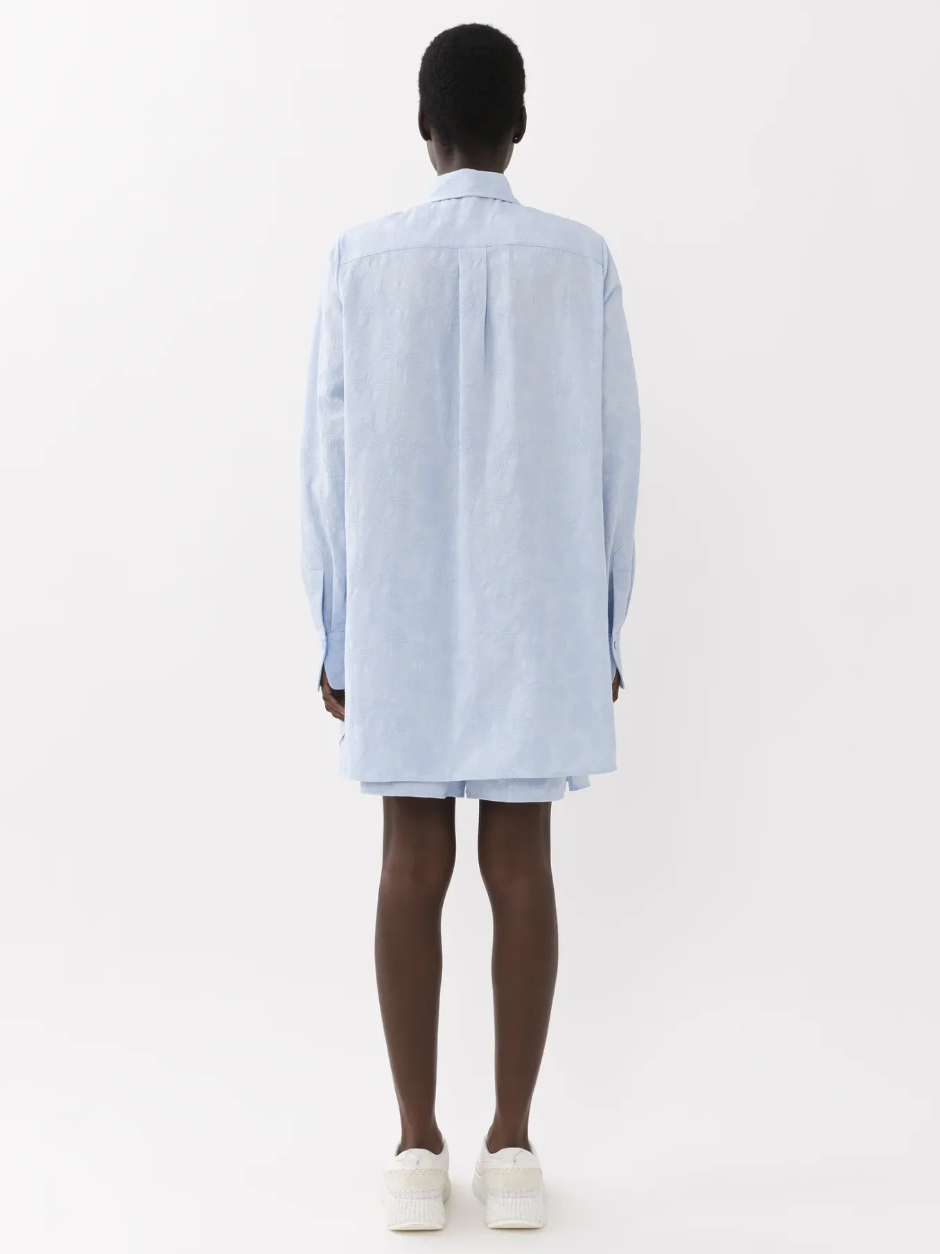Tops Et Blouses-Chloé Chemise Longue Oversize Pure Blue