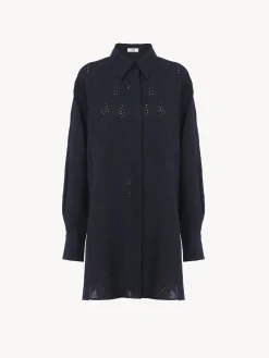 Tops Et Blouses-Chloé Chemise Longue Patricia Chloe X Eres Summer Night