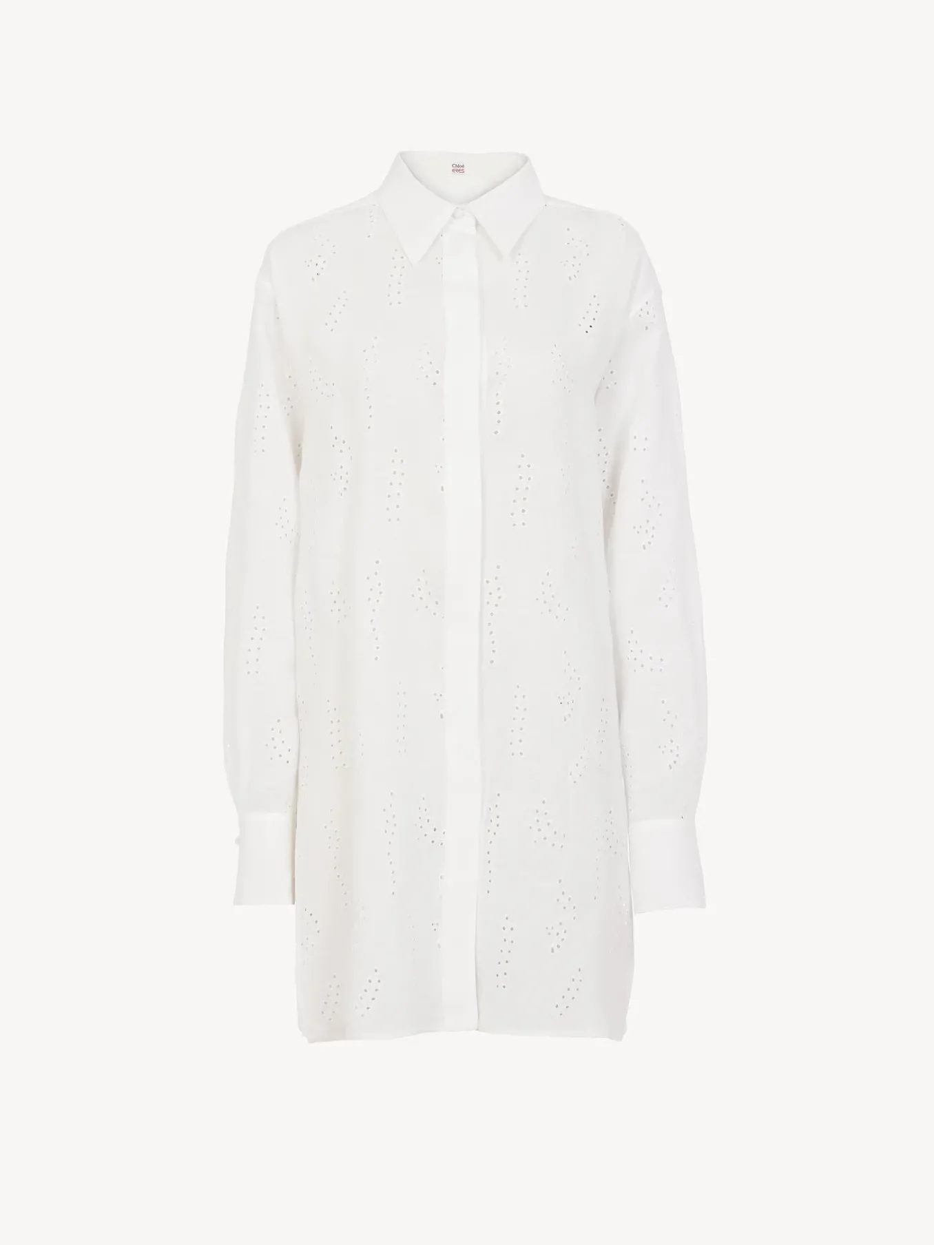 Tops Et Blouses-Chloé Chemise Longue Patricia Chloe X Eres Iconic Milk