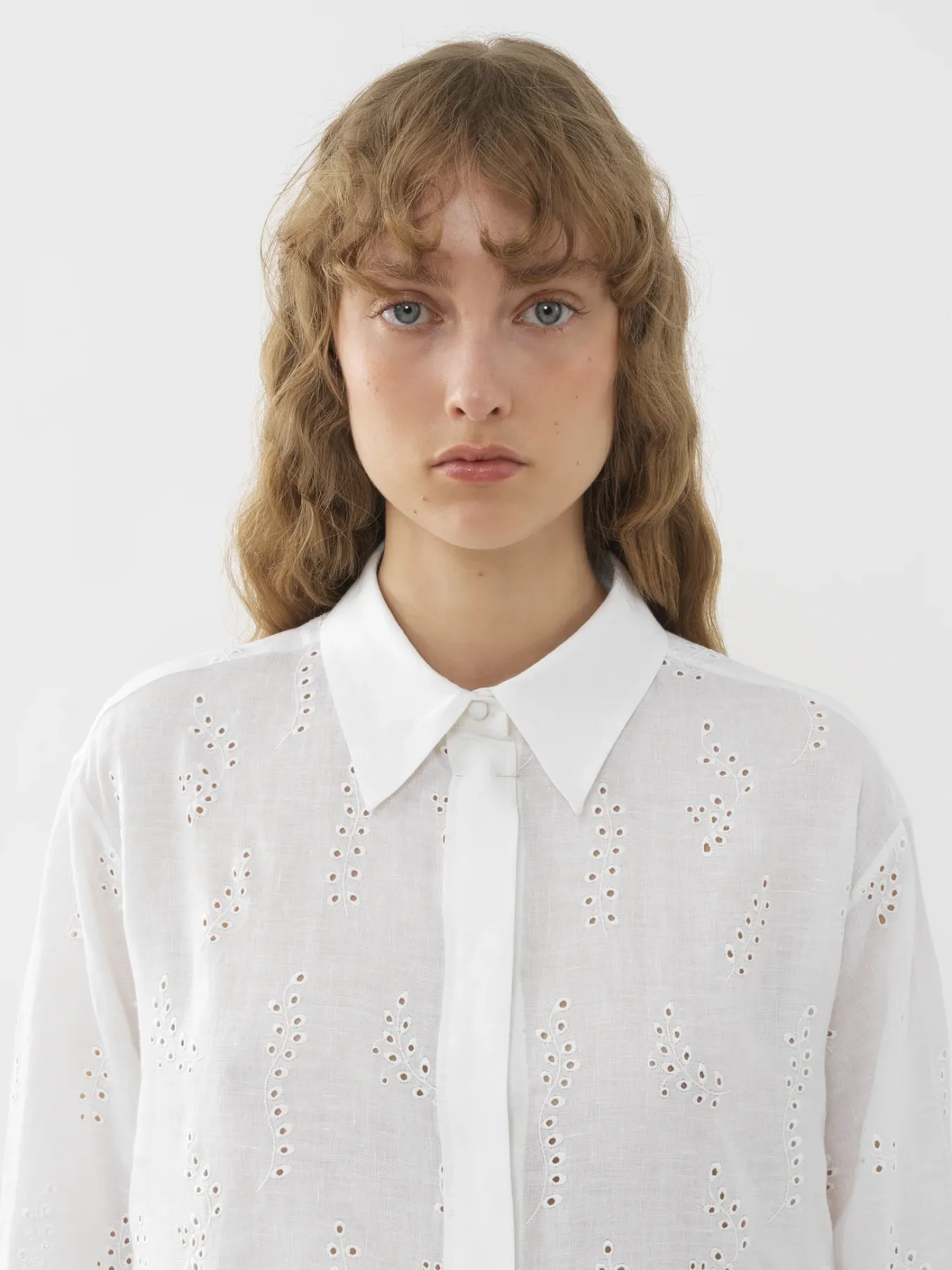 Tops Et Blouses-Chloé Chemise Longue Patricia Chloe X Eres Iconic Milk