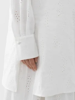 Tops Et Blouses-Chloé Chemise Longue Patricia Chloe X Eres Iconic Milk