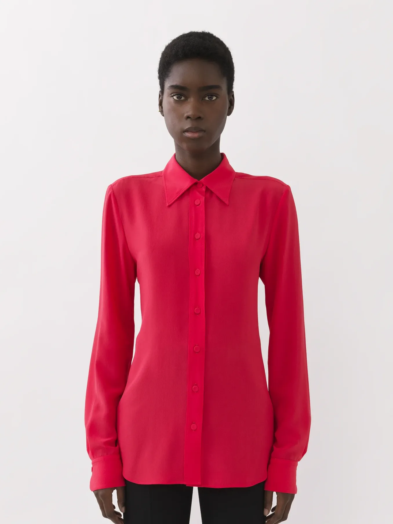 Tops Et Blouses-Chloé Chemise Manches Froncees Pink Fizz