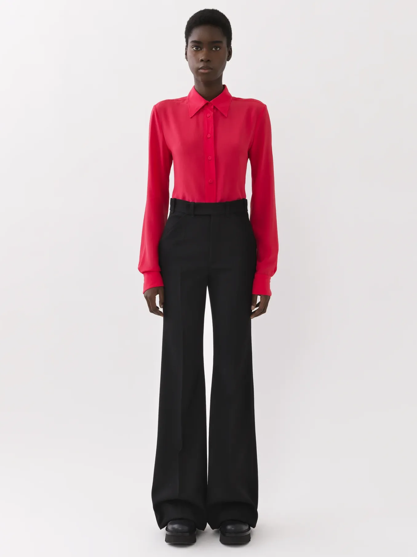 Tops Et Blouses-Chloé Chemise Manches Froncees Pink Fizz