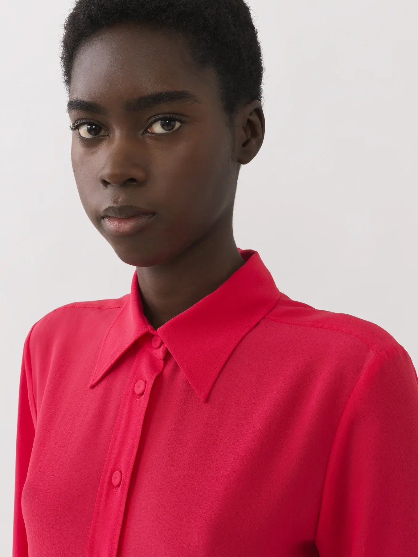 Tops Et Blouses-Chloé Chemise Manches Froncees Pink Fizz