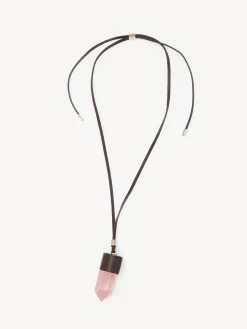 Bijoux-Chloé Collier Jemma Brown - Pink 1