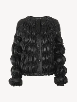 Vestes-Chloé Doudoune Froncee Noir